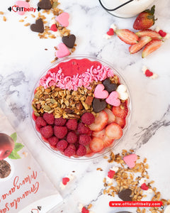 Smoothie bowl San Valentin