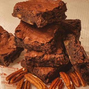 Brownies Sin Culpa Con Pecanas Trozadas